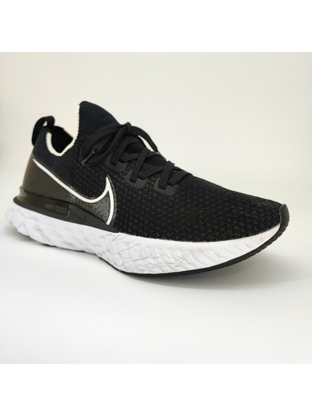 Nike React Infinity Run Flyknit Men's Size 11 US Black Shoes CD4371-002